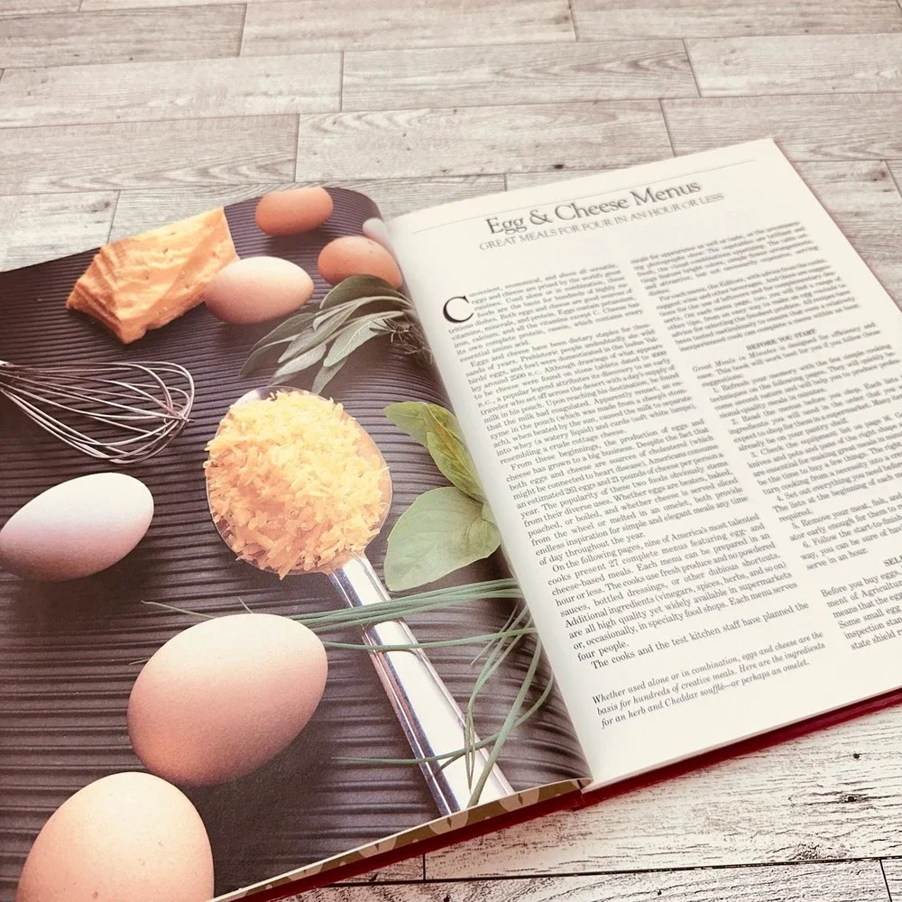 1984 Egg & Cheese Menus Great Meals in Minutes Time-Life Books Cookbook‎ HC Vtg
